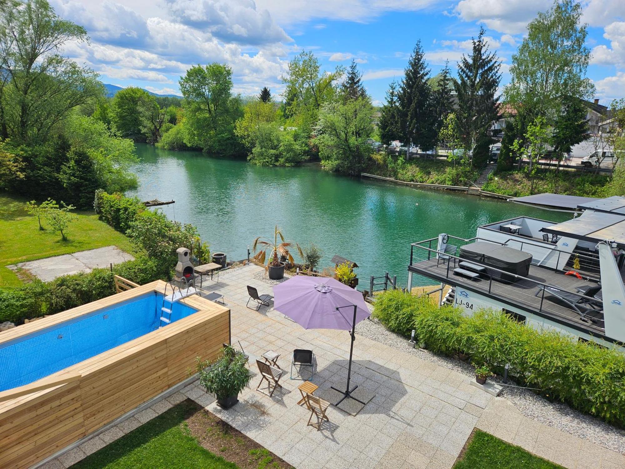 River Houses Ljubljanica Ljubljana Dış mekan fotoğraf